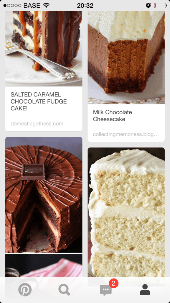 Mijn manier om de suikerdetox te overleven: zo veel mogelijk naar foto's van taarten kijken. Het woord masochist valt nu al voor een tweede keer. 