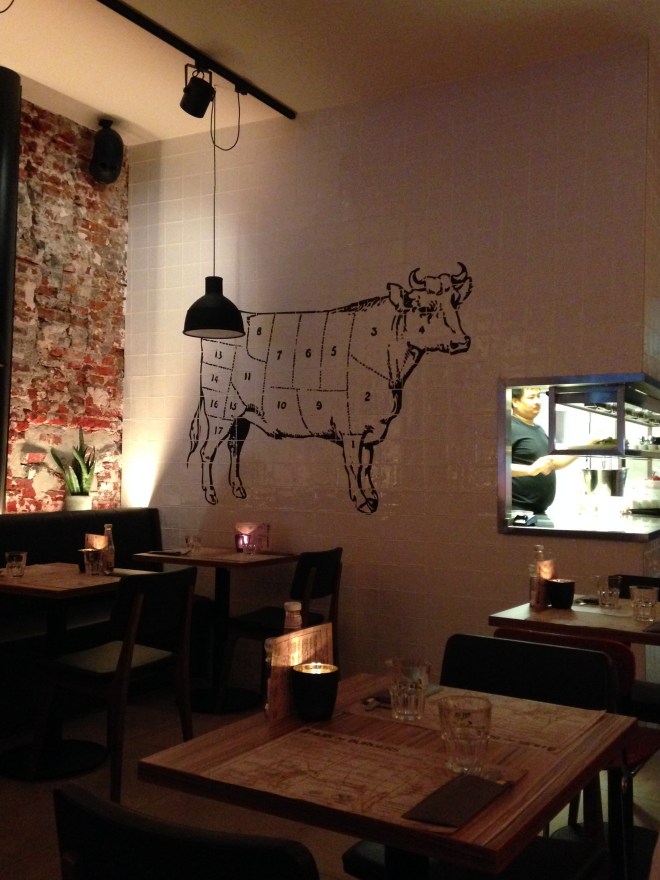 Je eet wat je ziet. (Er waren verschillende veggie-opties ook!)