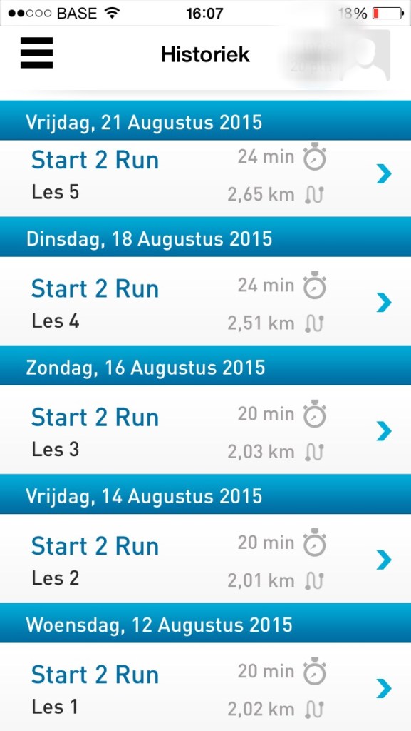 Fier op mijzelf, ook al ben ik zo traag als een slak. 